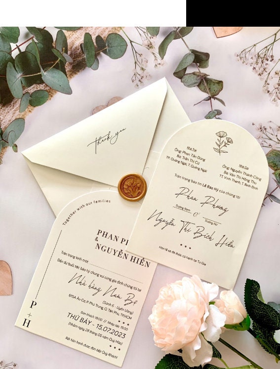 100 Wedding Invitations - Etsy