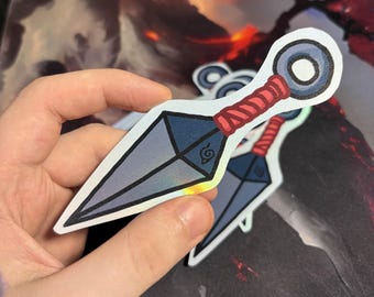 Japanese Shinobi Shuriken Definition Kiss-cut Sticker Otaku Ninja