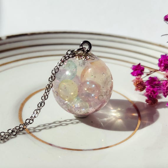 Flower Necklace Fairy Hippie Jewelry Personalisable Letters Stamp