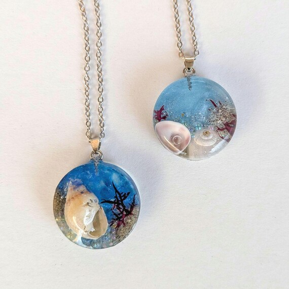 Collier Authentique En Coquillages Naturels - Longueur 55 Cm, Multicolore, Occasion Bon état