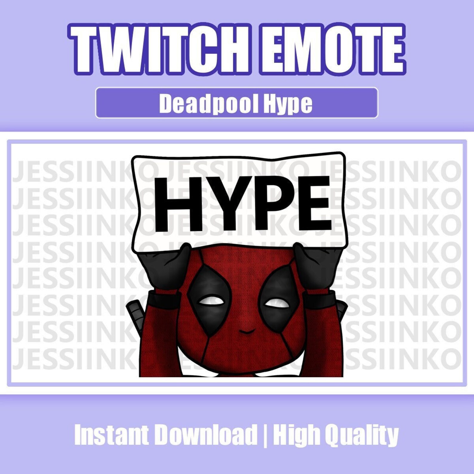Deadpool Rivals Emote Deadpool Hype Emote - Etsy