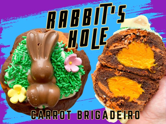 Rabbit’s Hole Cookie Recipe, Gourmet Stuffed Cookies, Bakery Style, Baking Guide, Home Baker