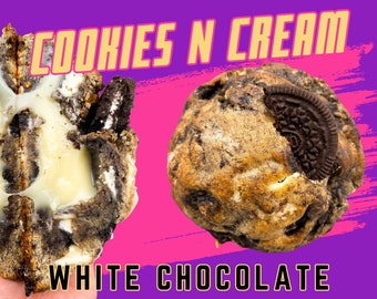 Cookies N Creme Cookie Recipe, Cookies and Cream Cookies, Gourmet Stuffed Cookie, Homemade Giant Cookie, NY Style, Gourmet Recipes