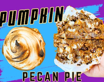 NY Style Pumpkin Pecan Pie Cookie Recipe, Homemade Cookies, Stuffed Recipes, Fall, Bakery, Homemade, Thanksgiving, Pie, Dessert, Food Recipe