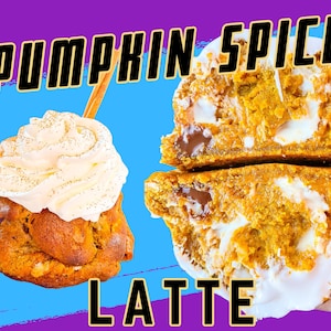 NY Style Pumpkin Spice Latte Cookie Recipe, Homemade Cookies, Stuffed Recipes, Fall, Bakery, Homemade, Thanksgiving, PSL