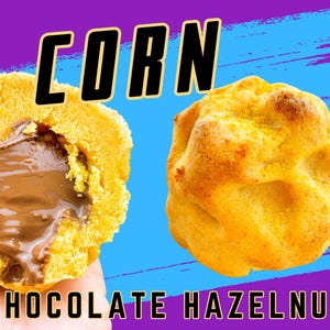 Chocolate Hazelnut Sweet Corn Cookie Recipe, Stuffed Cookie, Ny Style Cookie, Gourmet Cookie, Cookie Recipe, Stuffed Gourmet Cookie