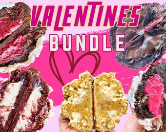 Valentine Day Bundle, Gourmet Stuffed Cookies, Bakery Gourmet Cookie Recipe, Stuffed Gourmet Cookies, NY Style Cookies