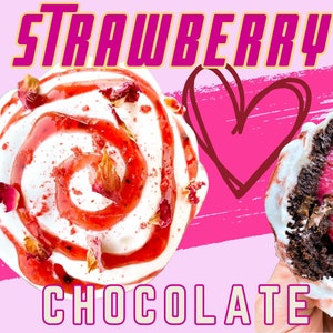 Strawberry Chocolate Cookie Recipe, Valentines Day gift, Valentines Day Cookie, Bakery Recipes, Stuffed Cookies, Gourmet Cookie
