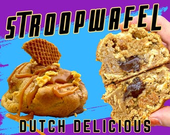 Recept gevuld koekje met stroopwafel | Gekruide karamel, kaneel, herfst- en cadeaudessert, gastronomisch