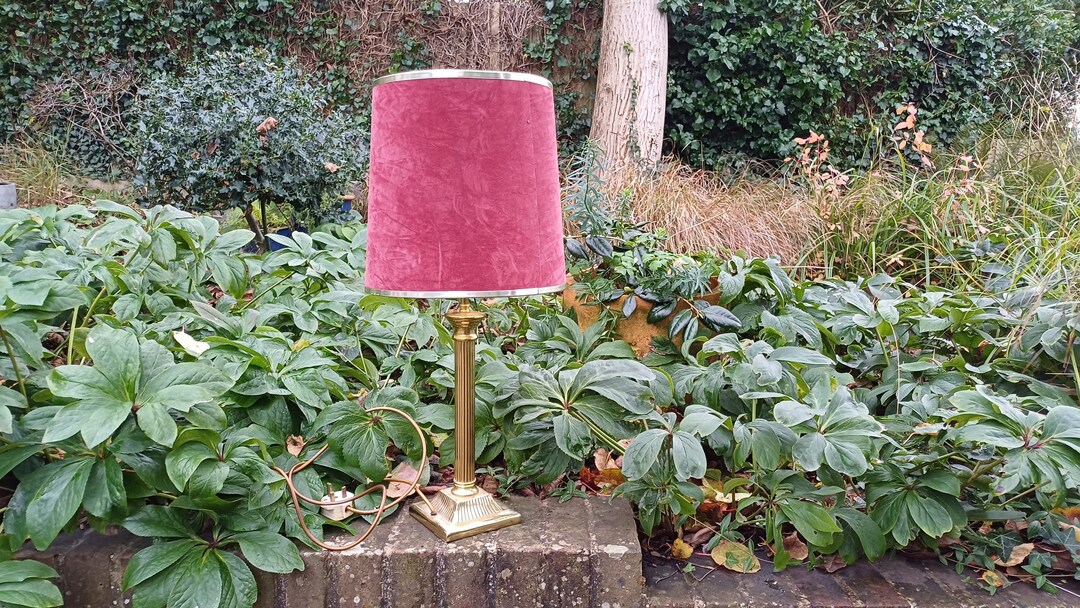 Vintage Very Tall Brass Candlestick Lamp Base With Classy Etsy