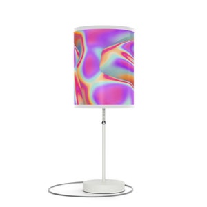 Vintage Inspired Funky Pink Lamp on a Stand