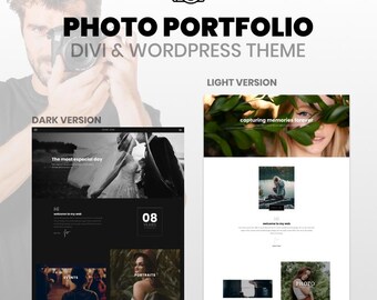 Divi Photography Portfolio Theme: Wordpress Template for Photographers