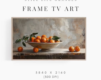 Frame Tv Art Flowers Vintage Still Life Painting For Samsung Frame Tv