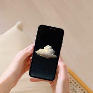 Desktop Wallpaper Cloud Painting, Dark Moody iPhone Wallpaper, iPad Wallpaper, Digital Device Background Bundle, Laptop wallpaper