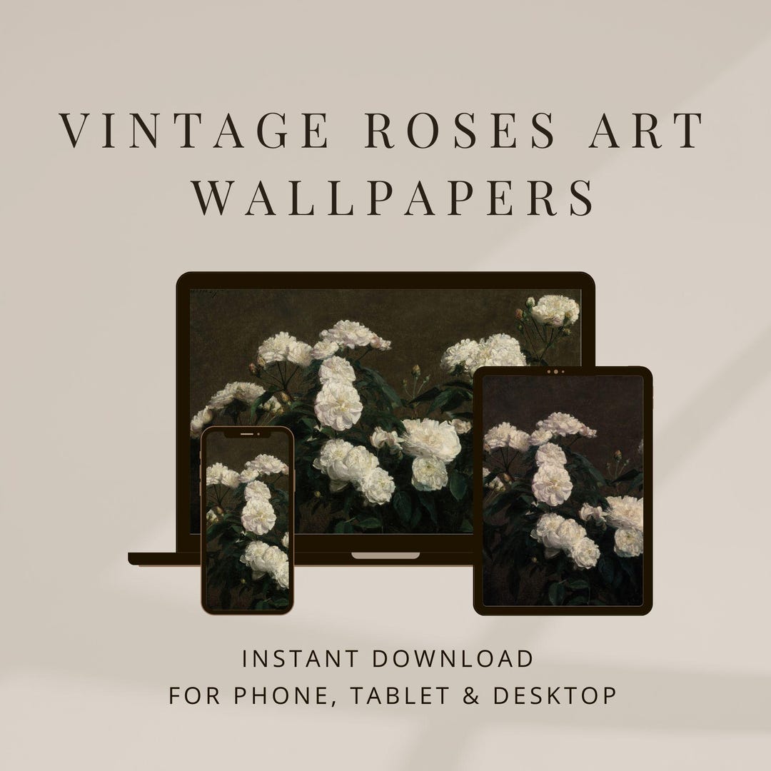 IPhone Wallpaper, Desktop Wallpaper & iPad Wallpaper Set, Dark Vintage ...