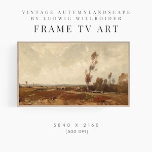 Frame TV Art Fall, Samsung Frame Tv Art Fall, Vintage Art for the Frame TV, Vintage Autumn Frame TV Art, Antique Fall Art for Tv Painting