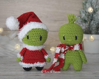 Crochet pattern Christmas Grumpy | PDF file German | Christmas gift | Christmas decoration | Gift for Christmas | Amigurumi crochet