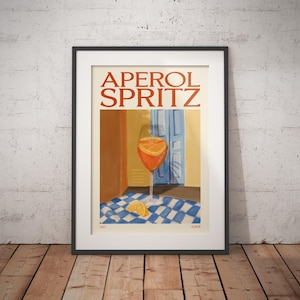 Póster de la bebida Aperol Spritz de Elin PK