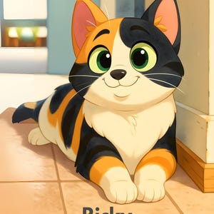 Custom Pet Portrait Cartoonize Your Pet Digital Download Pixar-Inspired 3D Cartoon Ghibli Kawaii Cartoon Dog Dad Cat Mom Gift Printable Art