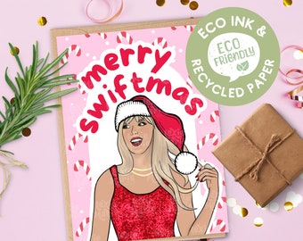 Merry Swiftmas Eco Christmas Card