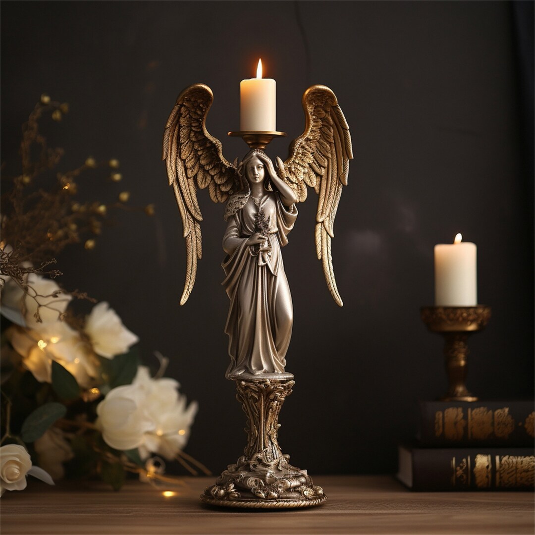 Vintage Religious Candlestick Retro Bedroom Decoration and Etsy