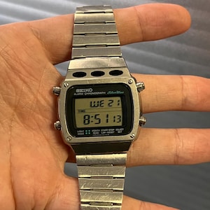 Seiko Silver Wave A359-5020 Rare 70&#39;s Vintage