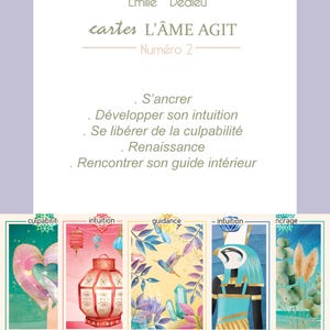 jeu "l'âme agit" numéro 2, fichier numérique à imprimer chez soi contenant 35 cartes