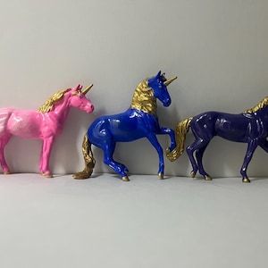 Custom Stablemate Unicorn Models