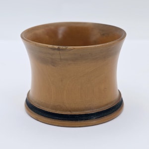 Antique Treen Fruit Wood Dice Cup