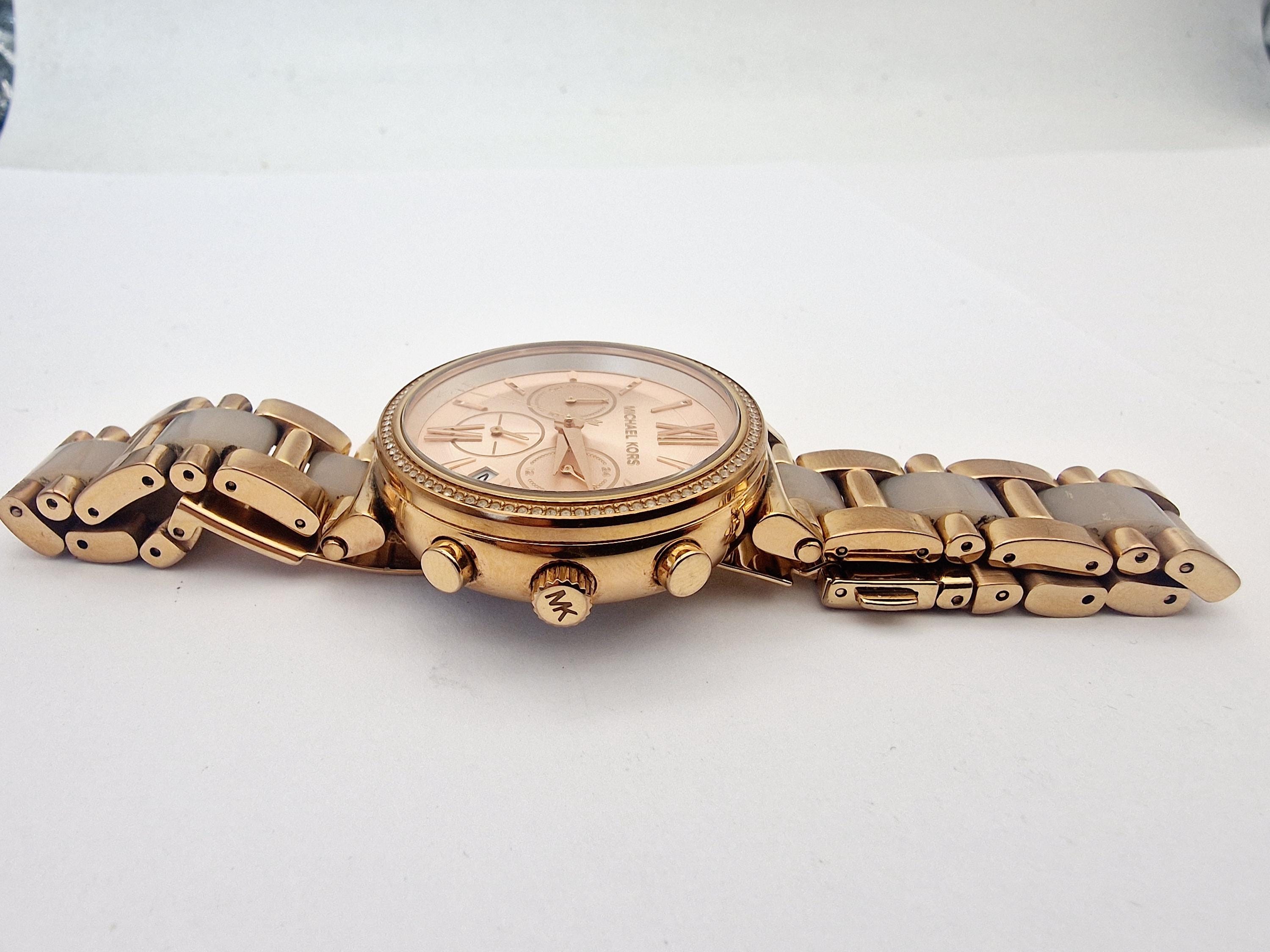 MICHAEL KORS (sofie) Ladies Quarts Rose Gold Chronograph 
