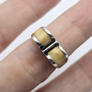 Vintage Retro Spanish Silver Ring 1950s Size I