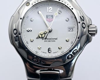 TAG Heuer Link 200meters Quick Set Date Stainless Steel MOP Mother