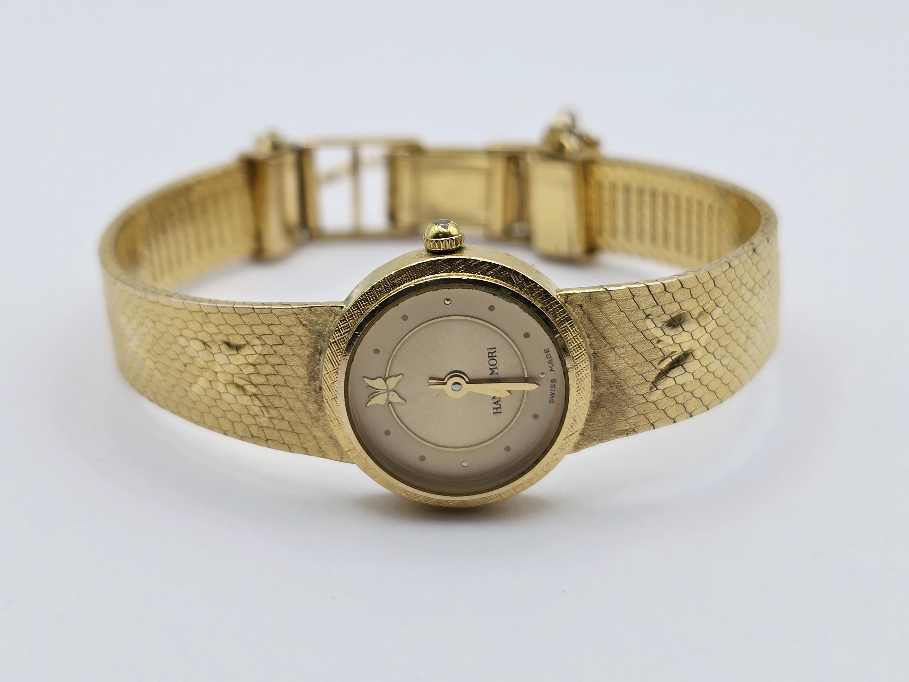 Vintage 'the Hanae Mori Butterfly Watch From the Franklin