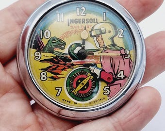 Ingersoll Wrist Radiolite Trench Military WWI Large 39mm Ingersoll Wrist Radiolite Trench Military WWI Large 39mm