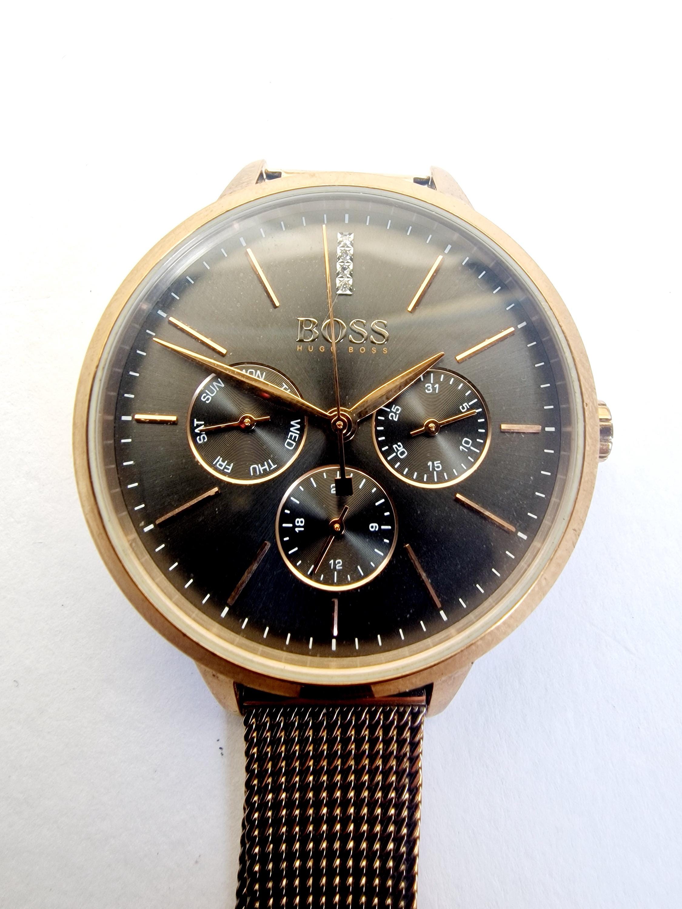hugo boss ladies chronograph watch