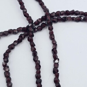 Antique Victorian Faceted Garnet Double Strand Necklace & Pendant with 18ct Yellow Gold Clasp