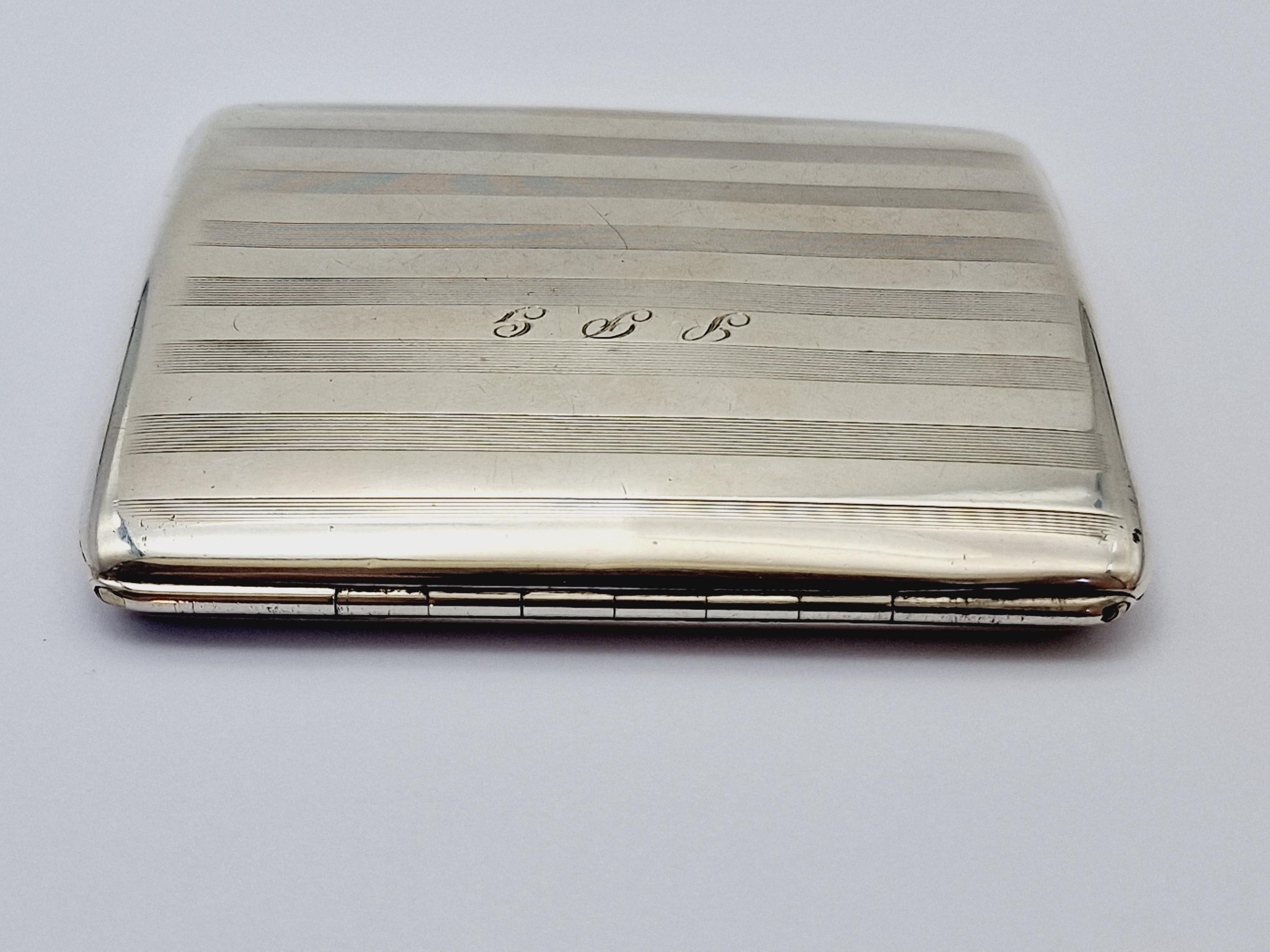 cigarette cartier CARTIER ART DECO MULTI-GEM CIGARETTE CASE,