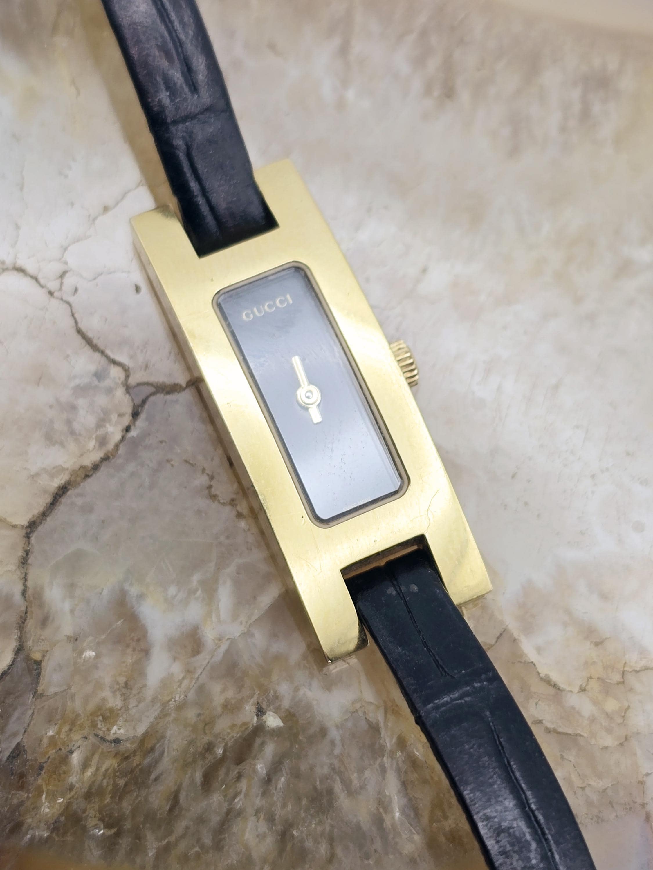 GUCCI シェリーライン3900L Gucci Watch 3900L 12mm Women's Black 2320943 | eBay
