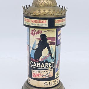 Rare French 1930s Art Deco &#39;Suze&#39; Parisian Pop Up Cigarette Dispenser