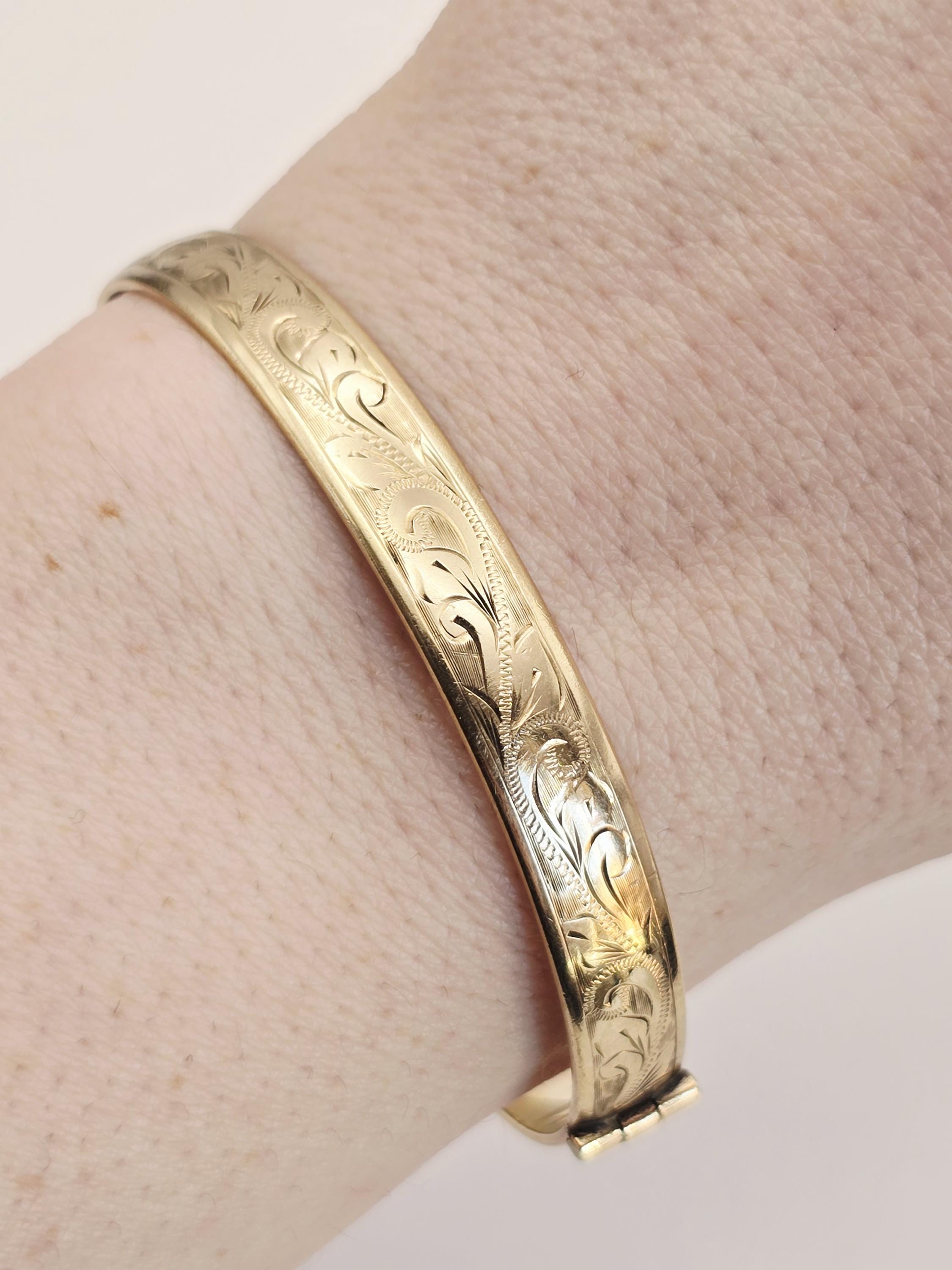 Rolled gold bangle vintage - Etsy 日本