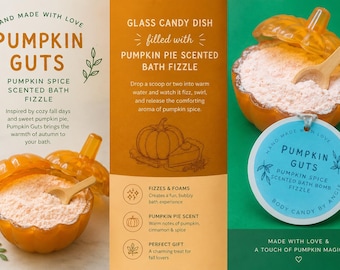 Pumpkin Guts: Musująca kula do kąpieli o zapachu dyni i przypraw korzennych