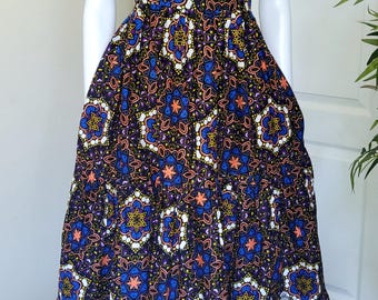 African print long dress | Ankara dress
