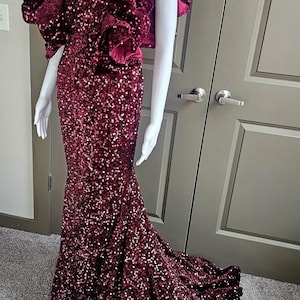 ankara dresses with sequins Ankara short fitted gown styles