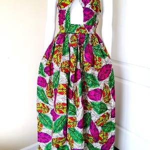 African print dress | Ankara dress | (Not stretchy)