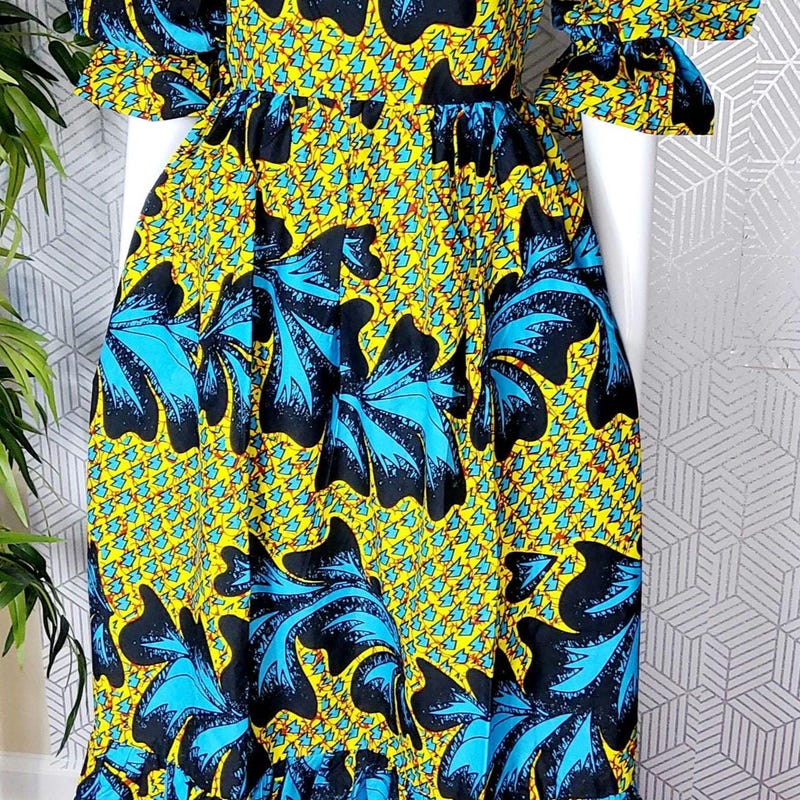 Puffy Sleeve Dress Church Etsy puffy-sleeve-dress-church-etsy