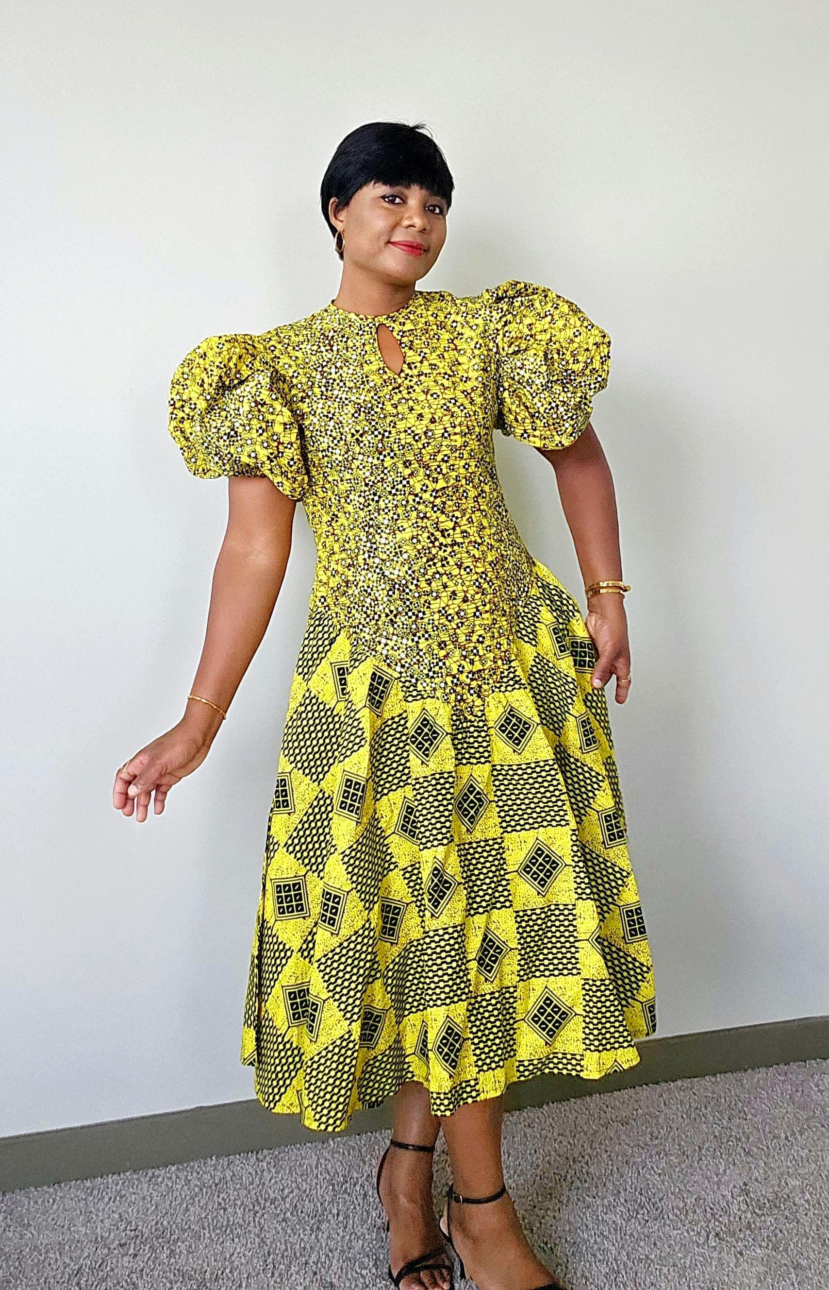 strapless open back dress Disney Mickey & Friends Collection by Unique Vintage Plus Size Yellow