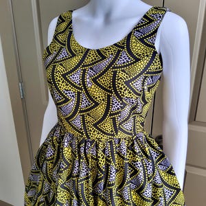 African print green dress | Ankara green dress