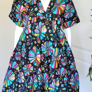 African print kaftan dress | Ankara short dress