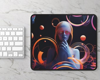 Mousepad for Office workers,Floral pad,Pc accessories, Desk Mat,Aesthetic Desk Pad, Unique Mousepad,Coworker gift,Design for Gamers