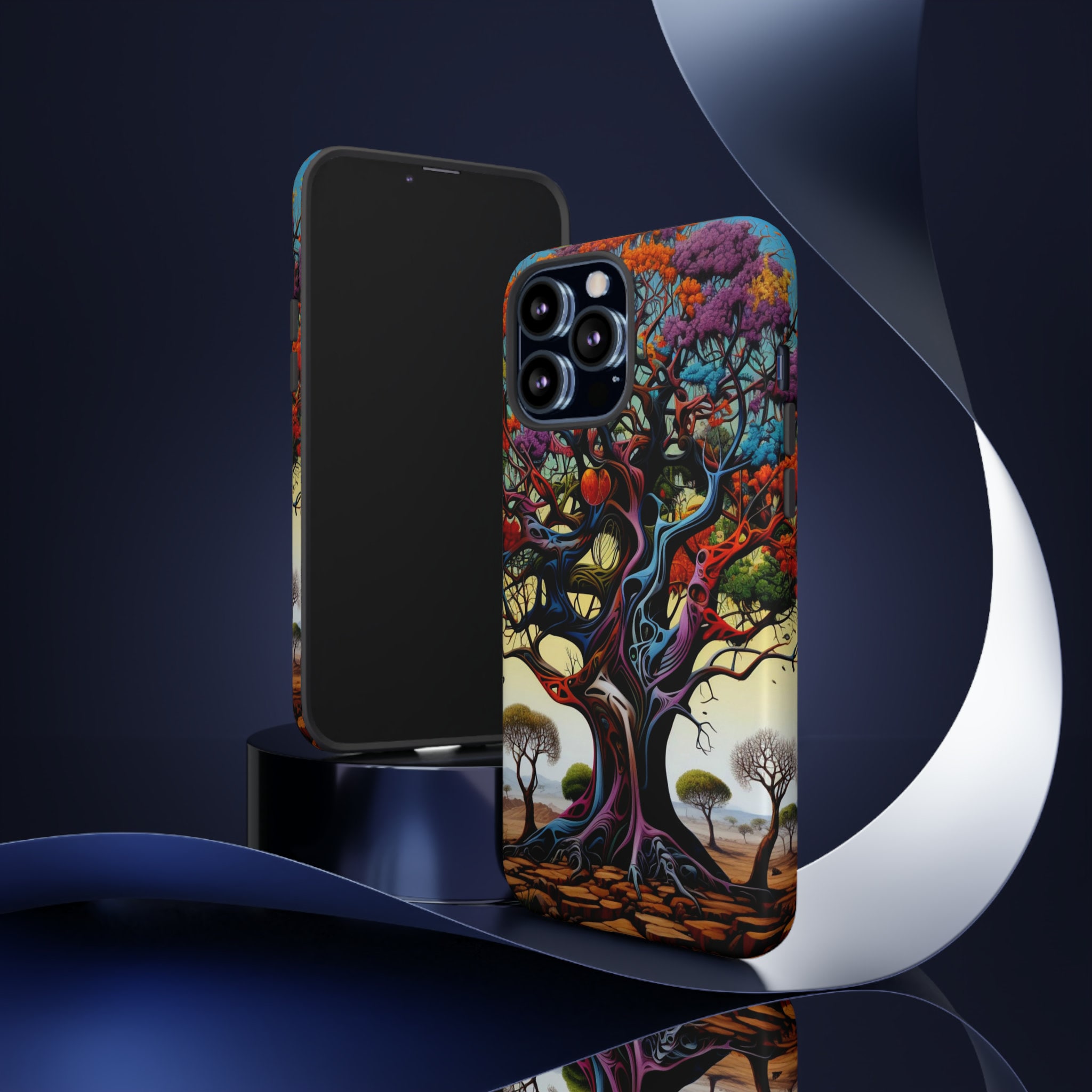 Tree Art Phone Cover,abstract Tough Cases for Samsung Iphone, Phone ...